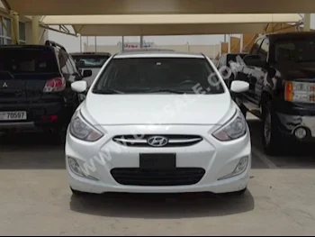 Cars For Sale Hyundai  Accent  80,000  White  Sedan  Automatic  FWD  Cloth  2016  4  No  Gasoline