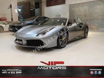 Cars For Sale Ferrari  488  GTB  14,000  Gray  Coupe / Sport  F-1  RWD  Leather  2016  8  No  Gasoline