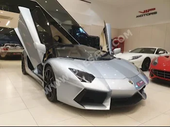 Cars For Sale Lamborghini  Aventador  Roadster  14,000  Silver  Coupe / Sport  Automatic  AWD  Leather  2014  10  No  Gasoline