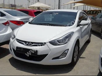 Cars For Sale Hyundai  Elantra  80,000  White  Sedan  Automatic  FWD  Cloth  2016  4  No  Gasoline