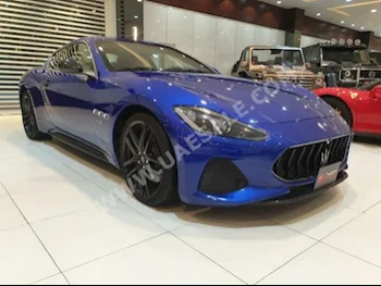 Cars For Sale Maserati  GranTurismo  S MC  5,000  Blue  Coupe / Sport  Automatic  RWD  Leather/Chamois  2018  6  No  Gasoline