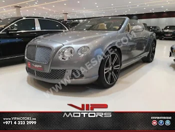 Cars For Sale Bentley  Continental  GTC W12  46,000  Gray  Convertible  Automatic  RWD  Leather  2012  12  No  Gasoline
