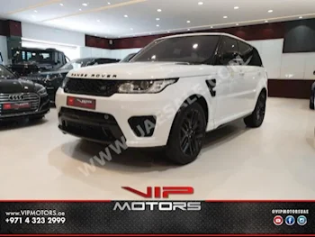 Cars For Sale Land Rover  Range Rover  Sport SVR  36,000  White  SUV  Automatic  4WD  Leather  2016  8  Panorama  Gasoline
