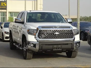 Cars For Sale Toyota  Tundra  Crewmax SR5  1,595  White  SUV  Automatic  4WD  Cloth  2019  8  Yes  Gasoline