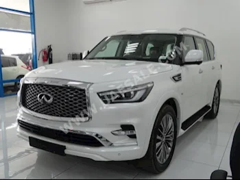Cars For Sale Infiniti  QX  80 Luxe  0  White  SUV  Automatic  4WD  Leather  2019  8  Yes  Gasoline