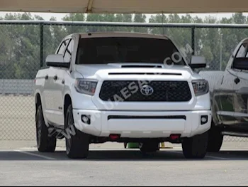 Cars For Sale Toyota  Tundra  TRD  12,702  White  Pick Up  Automatic  4WD  Leather  2019  8  Yes  Gasoline