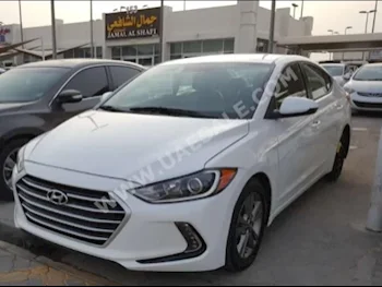 Cars For Sale Hyundai  Elantra  14,000  White  Sedan  Automatic  FWD  Cloth  2018  4  No  Gasoline