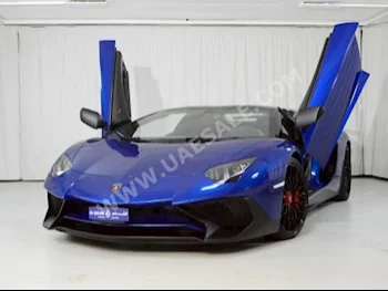 Cars For Sale Lamborghini  Aventador  Roadster  0  Blue  Convertible  F-1  AWD  Chamois  2016  12  No  Gasoline
