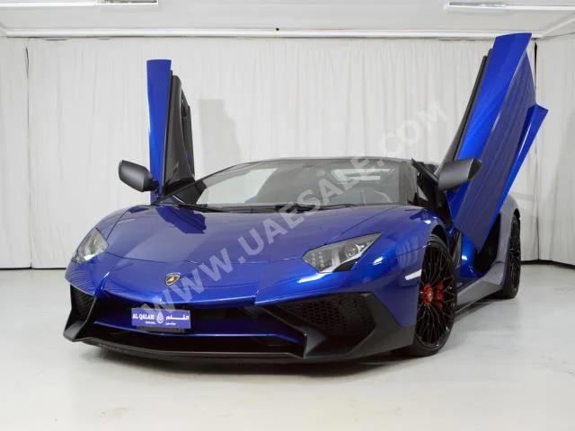 Cars For Sale Lamborghini  Aventador  Roadster  0  Blue  Convertible  F-1  AWD  Chamois  2016  12  No  Gasoline
