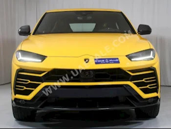 Cars For Sale Lamborghini  URUS  0  Yellow  SUV  Automatic  4WD  Leather  2019  8  Panorama  Gasoline