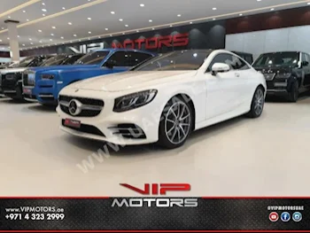 Cars For Sale Mercedes-Benz  S-Class  560  17,000  White  Coupe / Sport  Automatic  RWD  Leather  2018  8  Panorama  Gasoline