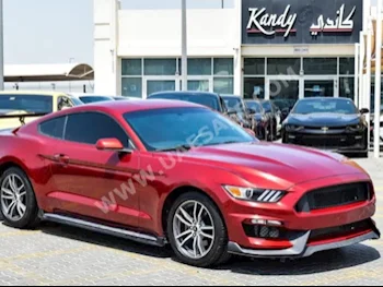 Cars For Sale Ford  Mustang  52,000  Red  Coupe / Sport  Automatic  RWD  Leather  2016  6  No  Gasoline