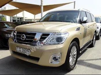 Cars For Sale Nissan  Patrol  Titanium  39,043  Gold  SUV  Automatic  4WD  Leather  2017  8  Yes  Gasoline