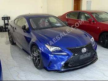 Cars For Sale Lexus  RC  350 F  72,300  Blue  Coupe / Sport  Automatic  FWD  Leather  2015  6  Yes  Gasoline