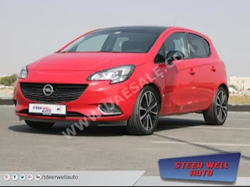 Cars For Sale Opel  Corsa  40,000  Red  Hatchback  Automatic  FWD  Cloth  2016  4  Yes  Gasoline