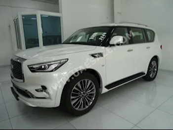 Cars For Sale Infiniti  QX  80 Luxe  0  White  SUV  Automatic  4WD  Leather  2019  8  Yes  Gasoline
