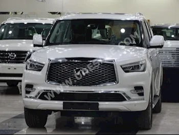Cars For Sale Infiniti  QX  80 Luxe  0  White  SUV  Automatic  4WD  Leather  2019  8  Yes  Gasoline