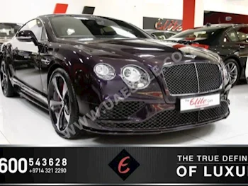 Cars For Sale Bentley  Continental  GT Speed  704  Purple  Coupe / Sport  Automatic  RWD  Leather  2016  12  No  Gasoline