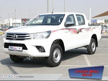 Cars For Sale Toyota  Hilux  GL  204,144  White  Pick Up  Manual  FWD  Cloth  2016  4  No  Gasoline