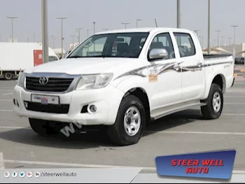 Cars For Sale Toyota  Hilux  GLX  143,000  White  Pick Up  Automatic  4WD  Cloth  2015  4  No  Gasoline
