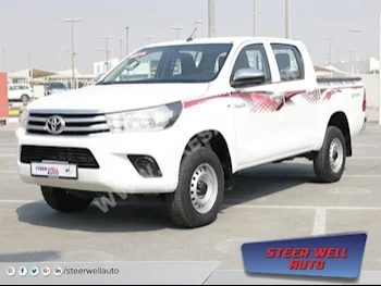 Cars For Sale Toyota  Hilux  XL  154,082  White  Pick Up  Manual  4WD  Cloth  2016  4  No  Gasoline