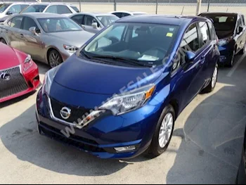 Cars For Sale Nissan  Versa  SV  10  Blue  Hatchback  Automatic  FWD  Cloth  2019  4  No  Gasoline