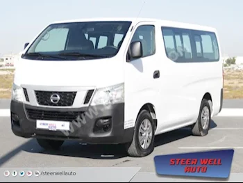 Cars For Sale Nissan  Urvan  NV 350  318,571  White  Van / Bus  Manual  FWD  Cloth  2015  4  No  Gasoline