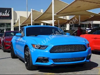 Cars For Sale Ford  Mustang  Eco Boost  34,790  Blue  Coupe / Sport  Automatic  RWD  Leather  2017  4  No  Gasoline
