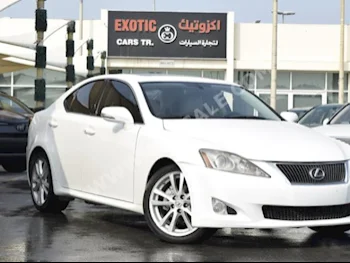 Cars For Sale Lexus  IS  250  72,000  White  Sedan  Automatic  FWD  Leather  2009  6  Yes  Gasoline