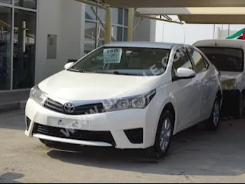Cars For Sale Toyota  Corolla  1.6  120,000  White  Sedan  Automatic  FWD  Cloth  2015  4  No  Gasoline