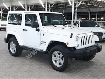 Cars For Sale Jeep  Wrangler  50,000  White  SUV  Automatic  4WD  Cloth  2017  6  No  Gasoline