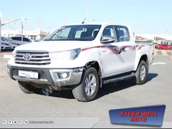 Cars For Sale Toyota  Hilux  GLX  209,190  White  Pick Up  Manual  4WD  Cloth  2016  4  No  Gasoline