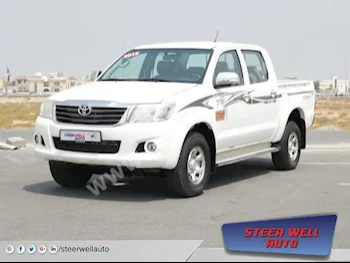 Cars For Sale Toyota  Hilux  GLX  108,404  White  Pick Up  Manual  4WD  Cloth  2015  4  No  Gasoline