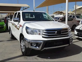 Cars For Sale Toyota  Hilux  GLS  83,000  White  Pick Up  Automatic  4WD  Cloth  2018  4  No  Gasoline
