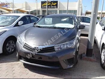 Cars For Sale Toyota  Corolla  1.8  93,000  Dark Gray  Sedan  Automatic  FWD  Cloth  2015  4  No  Gasoline