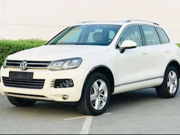 Cars For Sale Volkswagen Touareg 152,000 White SUV Automatic 4WD Leather 2012 6 Yes Gasoline