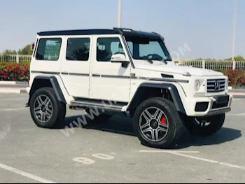 Cars For Sale Mercedes-Benz  G-Class  500  4X4  160,000  White  SUV  Automatic  4WD  Leather  2016  8  Yes  Gasoline