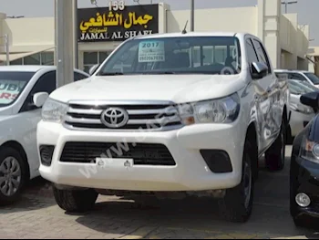 Cars For Sale Toyota  Hilux  GL  95,000  White  Pick Up  Manual  4WD  Cloth  2017  4  No  Gasoline