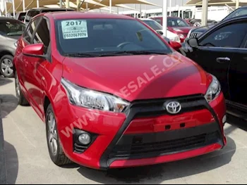 Cars For Sale Toyota  Yaris  SE  56,000  Red  Hatchback  Automatic  FWD  Cloth  2017  4  No  Gasoline