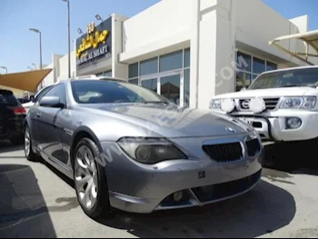 Cars For Sale BMW  6-Series  630i  156,000  Gray  Coupe / Sport  Automatic  RWD  Leather  2007  6  Yes  Gasoline