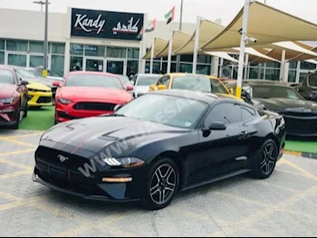 Cars For Sale Ford  Mustang  premium  15,860  Black  Coupe / Sport  Automatic  RWD  Leather  2018  4  No  Gasoline