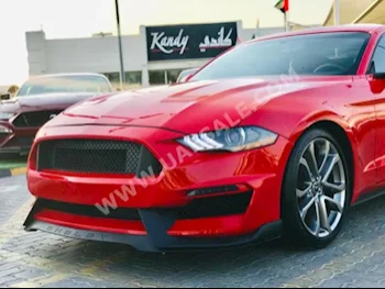 Cars For Sale Ford  Mustang  Eco Boost  12,000  Red  Coupe / Sport  Automatic  RWD  Leather  2018  4  No  Gasoline
