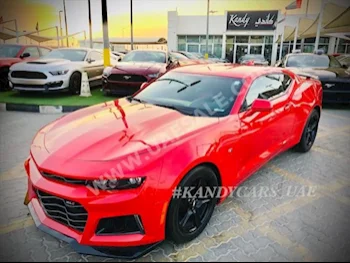 Cars For Sale Chevrolet  Camaro  45,000  Red  Coupe / Sport  Automatic  RWD  Leather  2016  6  No  Gasoline