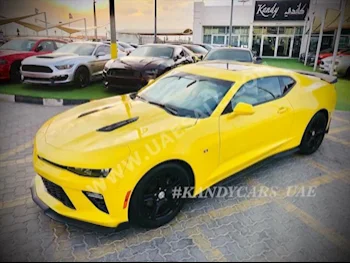 Cars For Sale Chevrolet  Camaro  45,000  Yellow  Coupe / Sport  Automatic  RWD  Leather  2017  4  Yes  Gasoline