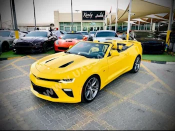 Cars For Sale Chevrolet  Camaro  RS  44,508  Yellow  Convertible  Automatic  RWD  Leather  2017  6  No  Gasoline