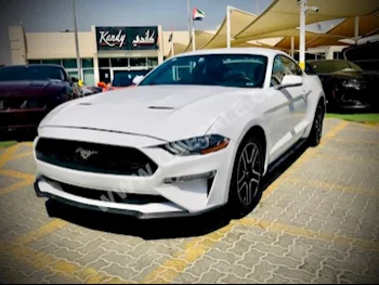 Cars For Sale Ford  Mustang  Eco Boost  25,000  White  Coupe / Sport  Automatic  RWD  Leather  2018  4  No  Gasoline