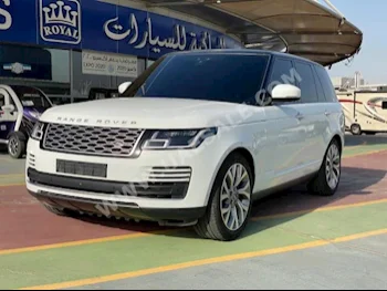 Cars For Sale Land Rover  Range Rover  Vogue SE Supercharged  52,000  White  SUV  Automatic  4WD  Leather  2019  8  Panorama  Gasoline
