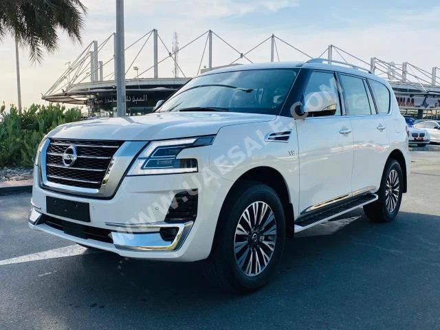 Cars For Sale Nissan  Patrol  Titanium  0  White  SUV  Automatic  4WD  Leather  2020  8  Yes  Gasoline