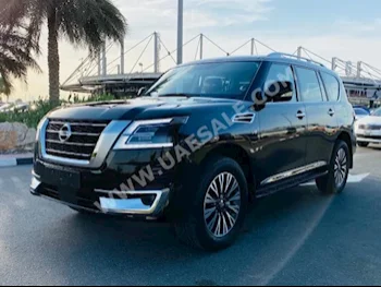 سيارات للبيع نيسان باترول تيتانيوم 0 أسود اس يو في اتوماتك دفع رباعي جلد 2020 8 نعم بنزين