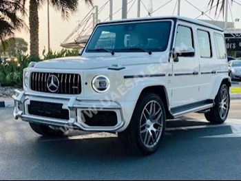 سيارات للبيع مرسيدس - بنز جي - كلاس 63 AMG 0 أبيض اس يو في اتوماتك دفع رباعي جلد 2020 8 نعم بنزين